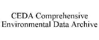 CEDA COMPREHENSIVE ENVIRONMENTAL DATA ARCHIVE