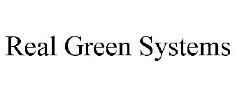 REAL GREEN SYSTEMS