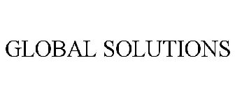 GLOBAL SOLUTIONS