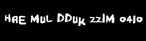 HAE MUL DDUK ZZIM 0410