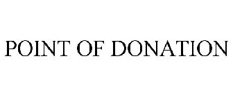 POINT OF DONATION
