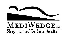 MEDIWEDGE INC. SLEEP INCLINED FOR BETTER HEALTH