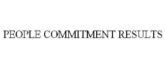 PEOPLE COMMITMENT RESULTS