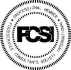FCSI · PROFESSIONAL MEMBER · FOODSERVICE CONSULTANTS SOCIETY INTERNATIONAL