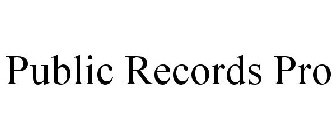 PUBLIC RECORDS PRO