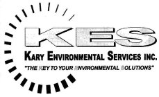 KES KARY ENVIRONMENTAL SERVICES INC. THE KEY TO YOUR ENVIRONMENTAL SOLUTIONS