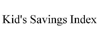 KID'S SAVINGS INDEX