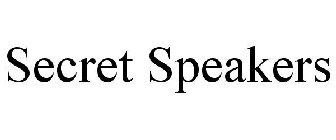 SECRET SPEAKERS