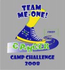 TEAM ME-ONE! CANCER CAMP CHALLENGE 2008 FINISH