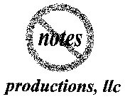 NOTES PRODUCTIONS, LLC