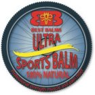 BB BEST BALM ULTRA SPORTS BALM 100% NATURAL PROFESSIONAL STRENGTH MUSCLE AND PAIN RELIEF