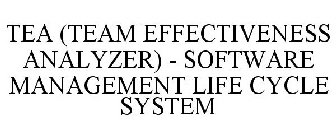 TEA (TEAM EFFECTIVENESS ANALYZER) - SOFTWARE MANAGEMENT LIFE CYCLE SYSTEM
