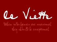 LE VIETTE WHEN INDULGENCES ARE OCCASIONAL THEY SHOULD BE EXCEPTIONAL