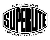 AUSTRALIAN MADE SUPERLITE PERFORMANCE ALLOY WHEELS