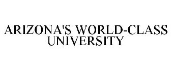 ARIZONA'S WORLD-CLASS UNIVERSITY