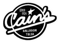 CAIN'S BALLROOM TULSA SINCE 1924