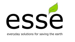 ESSE EVERYDAY SOLUTIONS FOR SAVING THE EARTH