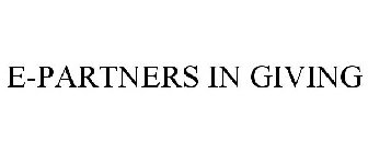 E-PARTNERS IN GIVING