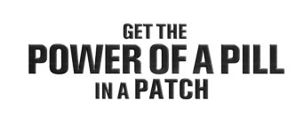 GET THE POWER OF A PILL IN A PATCH