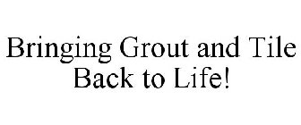 BRINGING GROUT AND TILE BACK TO LIFE!