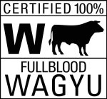 CERTIFIED 100% W FULLBLOOD WAGYU