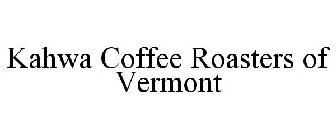 KAHWA COFFEE ROASTERS OF VERMONT