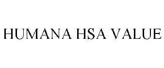 HUMANA HSA VALUE