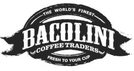 THE WORLD'S FINEST BACOLINI COFFEE TRADERS FRESH TO YOUR CUP