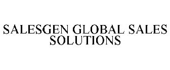 SALESGEN GLOBAL SALES SOLUTIONS