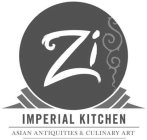 ZI IMPERIAL KITCHEN ASIAN ANTIQUITIES & CULINARY ART