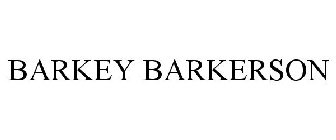BARKEY BARKERSON