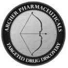 ARCHER PHARMACEUTICALS TARGETED DRUG DISCOVERY