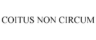 COITUS NON CIRCUM