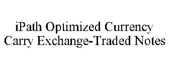 IPATH OPTIMIZED CURRENCY CARRY EXCHANGE-TRADED NOTES
