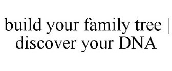 BUILD YOUR FAMILY TREE | DISCOVER YOUR DNA