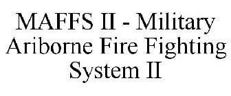 MAFFS II - MILITARY ARIBORNE FIRE FIGHTING SYSTEM II