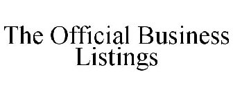 THE OFFICIAL BUSINESS LISTINGS