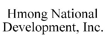 HMONG NATIONAL DEVELOPMENT, INC.