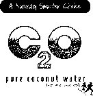 A NATURALLY SMARTER CHOICE C2O PURE COCONUT WATER LIVE WISE. LIVE WELL.