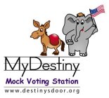 MYDESTINY MOCK VOTING STATION WWW.DESTINYSDOOR.ORG