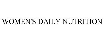 WOMEN'S DAILY NUTRITION