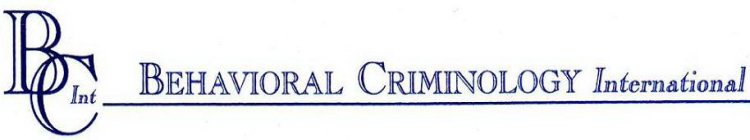 B C INT BEHAVIORAL CRIMINOLOGY INTERNATIONAL