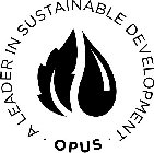 OPUS A LEADER IN SUSTAINABLE DEVELOPMENT