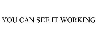YOU CAN SEE IT WORKING