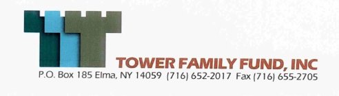 TTT TOWER FAMILY FUND, INC P.O. BOX 185 ELMA, NY 14059 (716) 652-2017 FAX (716) 655-2705