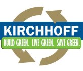 KIRCHHOFF BUILD GREEN. LIVE GREEN. SAVE GREEN.