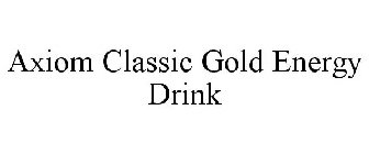 AXIOM CLASSIC GOLD ENERGY DRINK