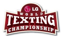 LG LG WORLD TEXTING CHAMPIONSHIP