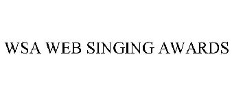 WSA WEB SINGING AWARDS