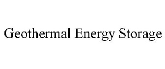 GEOTHERMAL ENERGY STORAGE